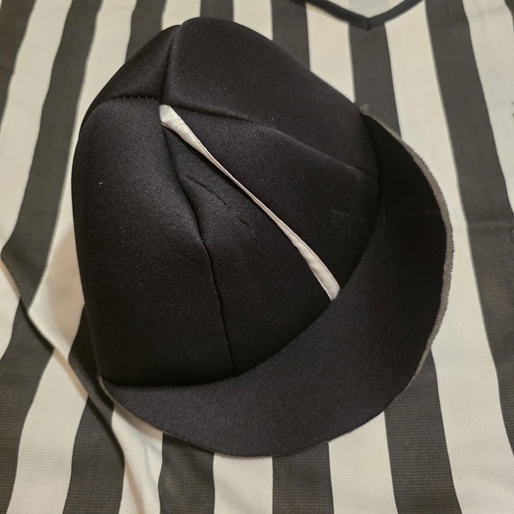 California Costume Collection Mens Referee Striped Halloween Shirt Hat 3XL NOTE - Picture 5 of 9